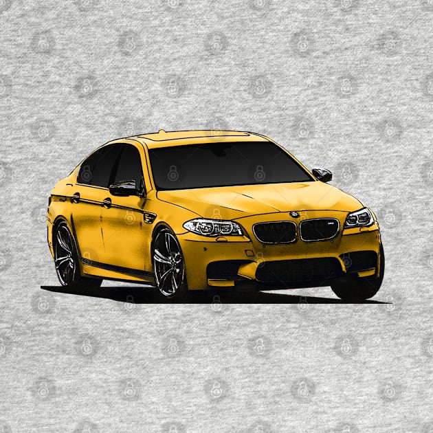 BMW M5 F10 Gold by Woreth